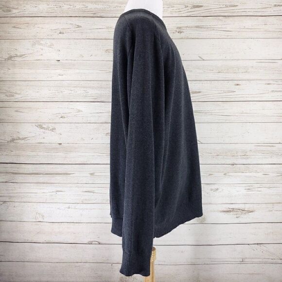 NWT Harley Davidson Mens Size 2XL Bar & Shield Logo Gray Knit Crew Neck Sweater - Picture 3 of 11